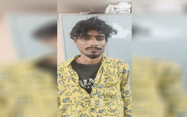 One arrested for transporting ganja on bike, another absconding
