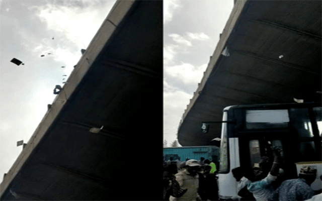 Man showers money from flyover in B'luru, video goes viral