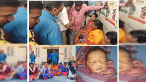 Alur: Parents of infant die due to negligence of doctors, block road, stage protest