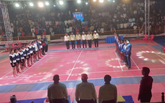 Belur: People flock to watch national-level kabaddi tournament