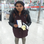 Kodagu victim reaches India safely