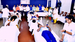 Venur SDM ITI inaugurates massive blood donation camp