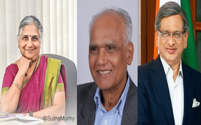 Sudha Murthy, SL Bhyrappa, SM Krishna among eight others conferred With Padma Awards