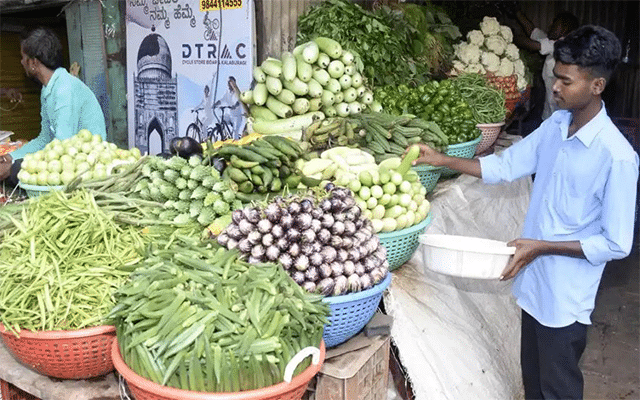 Bidar: Brinjal priced at Rs 140 per kg, the king of vegetables has warmed up to consumers