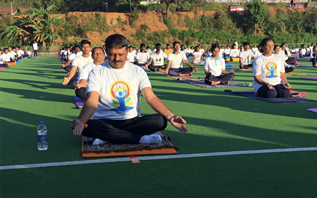 Madikeri: Yoga and exercise help in a healthy life: Appachu Ranjan