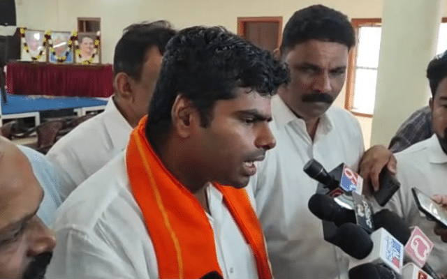 Congress is a party of one family, there is no retirement: Annamalai