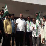 Youth from various villages who joined JD(S) in the presence of MLA Bandeppa Khashempur
