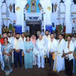 Governor Thaawar Chand Gehlot receives blessings of Lord Kukke Subramanya