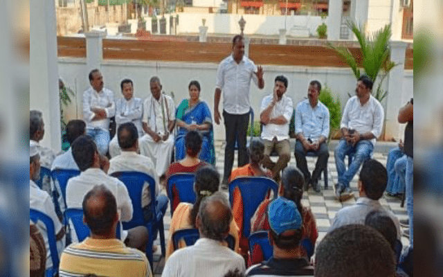 The cooperation of the people of the village is required in electing congress-backed members.