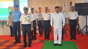Governor attends Indian Coast Guard's Rising Day celebrations