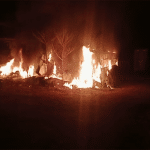 Jappinamogaru: Garage gutted in massive fire