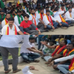 Hassan: Pro-Kannada organisations stage protest against toll chaos