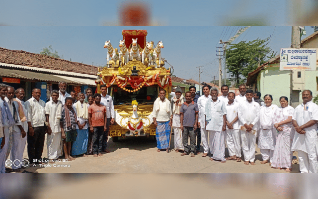 A grand welcome to the chariot of darshan of Dwadasha Jyothilingas