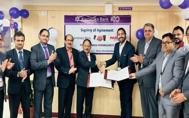 Karnataka Bank-Paisalo Digital Ltd. Signing of a Memorandum of Understanding (MoU) for co-lending