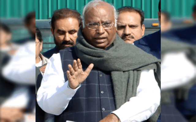 Kharge gives suspension notice over Adani issue