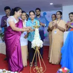 The lamp lighting ceremony of BSc nursing students and the ceremony to take the oath of office and secrecy