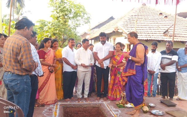 Foundation stone laid for new building of Nandadeepa Mahila Mandal