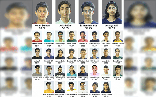 Performance of CFAL students from Mangaluru in JEE Main 2023