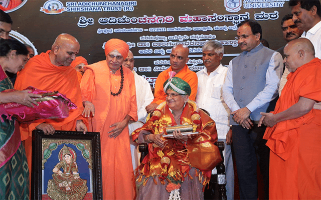Nagamangala: Science fairs are essential for learning in the field of science: Sudha Murthy