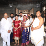 Governor offers darshan of Sri Manjunatha Swamy
