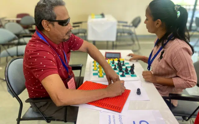 Chess Championship for visually challenged: Gangolli, the main lead
