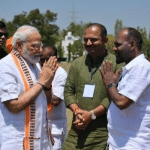 Bjp's state unit embarrassed by the presence of rowdy sheeter at PM Modi's programmes