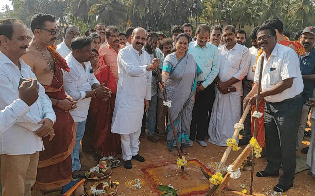 Foundation stone laid for four-lane road between Coastal Junction-Malpe