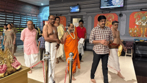 Puthige Sri on his visit to Bahrain: A grand welcome from devotees