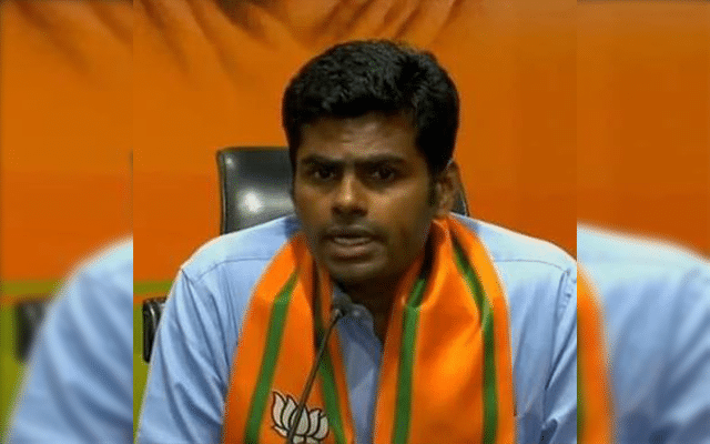 Chennai: Annamalai resigns if he aligns with AIADMK