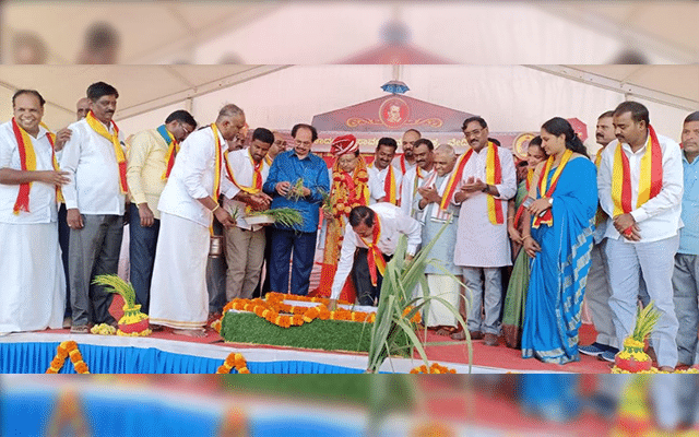 21st District Kannada Sahitya Sammelana inaugurated at Arakalagud