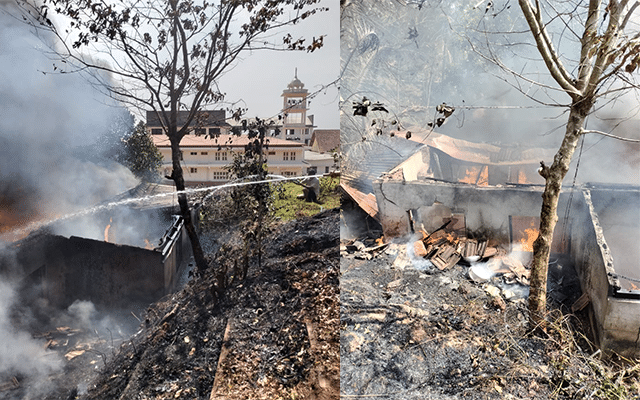 Karkala: Candle factory near Attur Basilica Church gutted