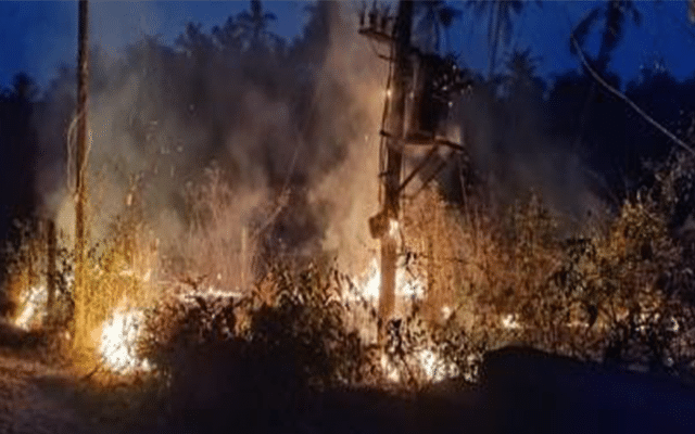 Bantwal: An electric transformer exploded