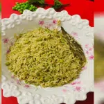 Coriander leaves palao that can be made soon