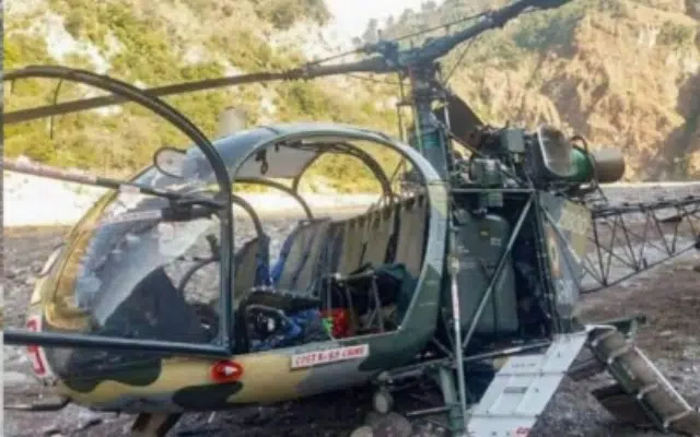 Five killed as missing helicopter crashes
