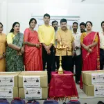 MLA Vedavyas Kamath distributes kits to 576 beneficiaries