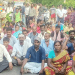 Protest by placing dead bodies on the road with no place for cremation