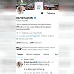 Rahul Gandhi has changed his twitter bio