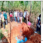 The body of Santosh (Pulli), a notorious rowdy-sheeter who went missing, was found dead