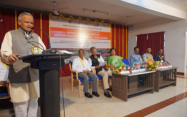 The success of the new education policy on the basis of indigenous education remains to be seen: Prof. P.V. Krishna Bhatta