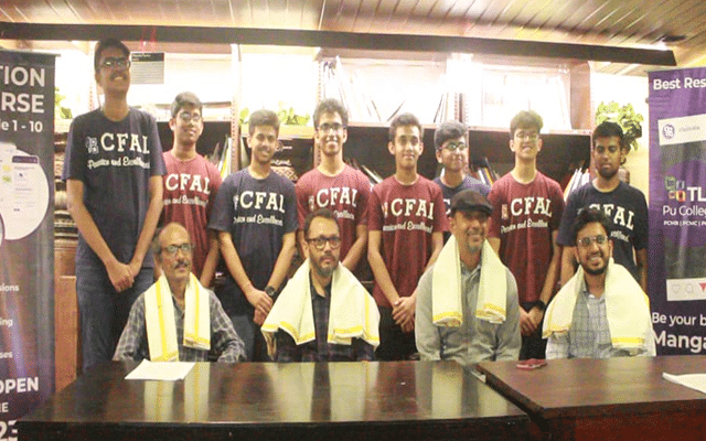MANGALURU: The performance of eight students of CFAL at the National and State Science Olympiad