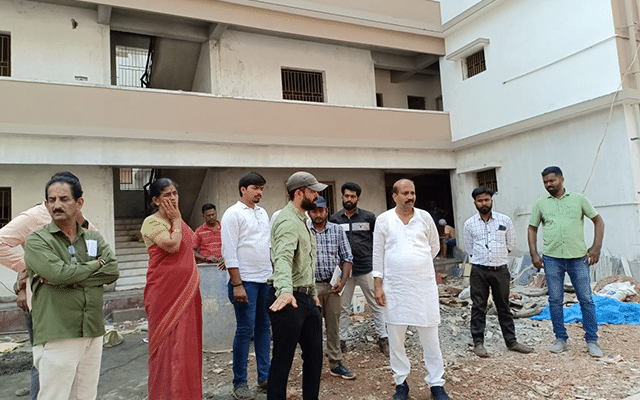 Construction of 460 houses in Saralabettu: MLA Raghupathi Bhat inspects
