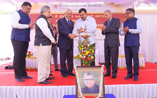 TMA Pai Rotary Hospital is a big gift for the people of Karkala. Sunil Kumar