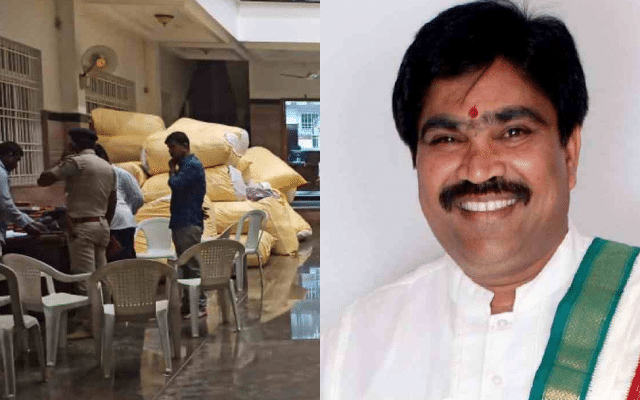 Bjp MLC R Shankar's house raided: Rs 8 crore seized Saree, plate-lota, bag found