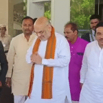Hubballi: Amit Shah leaves for Bagalkot after secret meeting