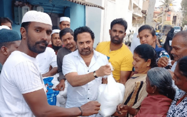 Chikkamagaluru: Free grocery kits distributed to residents on the occasion of Ramzan