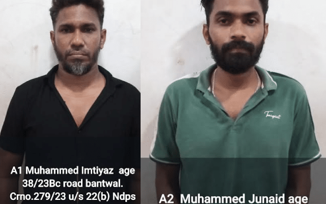 Kasargod: Ganja smuggled in auto-rickshaw seized, two arrested