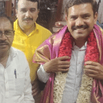 Tumakuru: B.Y. Vijayendra receives blessings of Dr. Parameshwara
