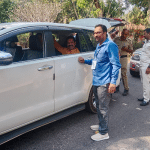 Car inspection of BJP state president- district president in Charmadi