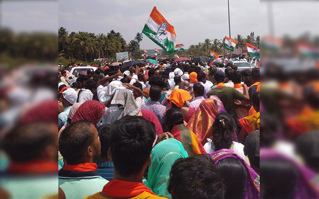 Massive bike rally: Activists march up to Byndoor in scorching heat
