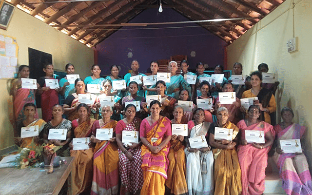 Myroltadka: Felicitation programme for the members of Prabuddha Jnana Vikasa Kendra